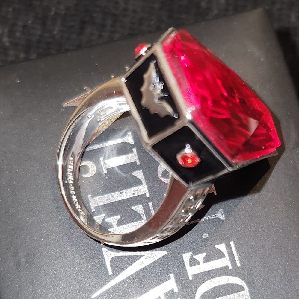 Vamp Coffin Ring View 2